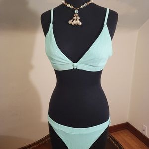 Red Carter Mermaid 2 Piece Bathingsuit Size L